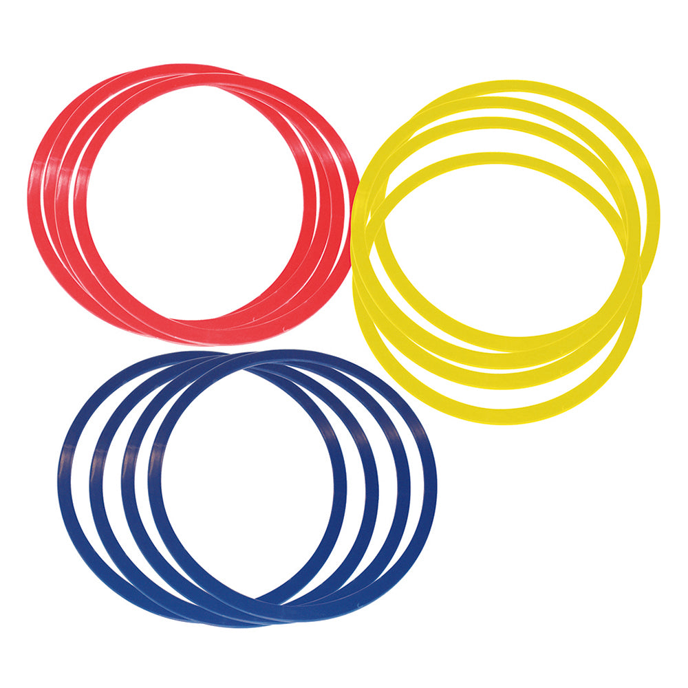 Litteät vanteet 12 kpl sarja